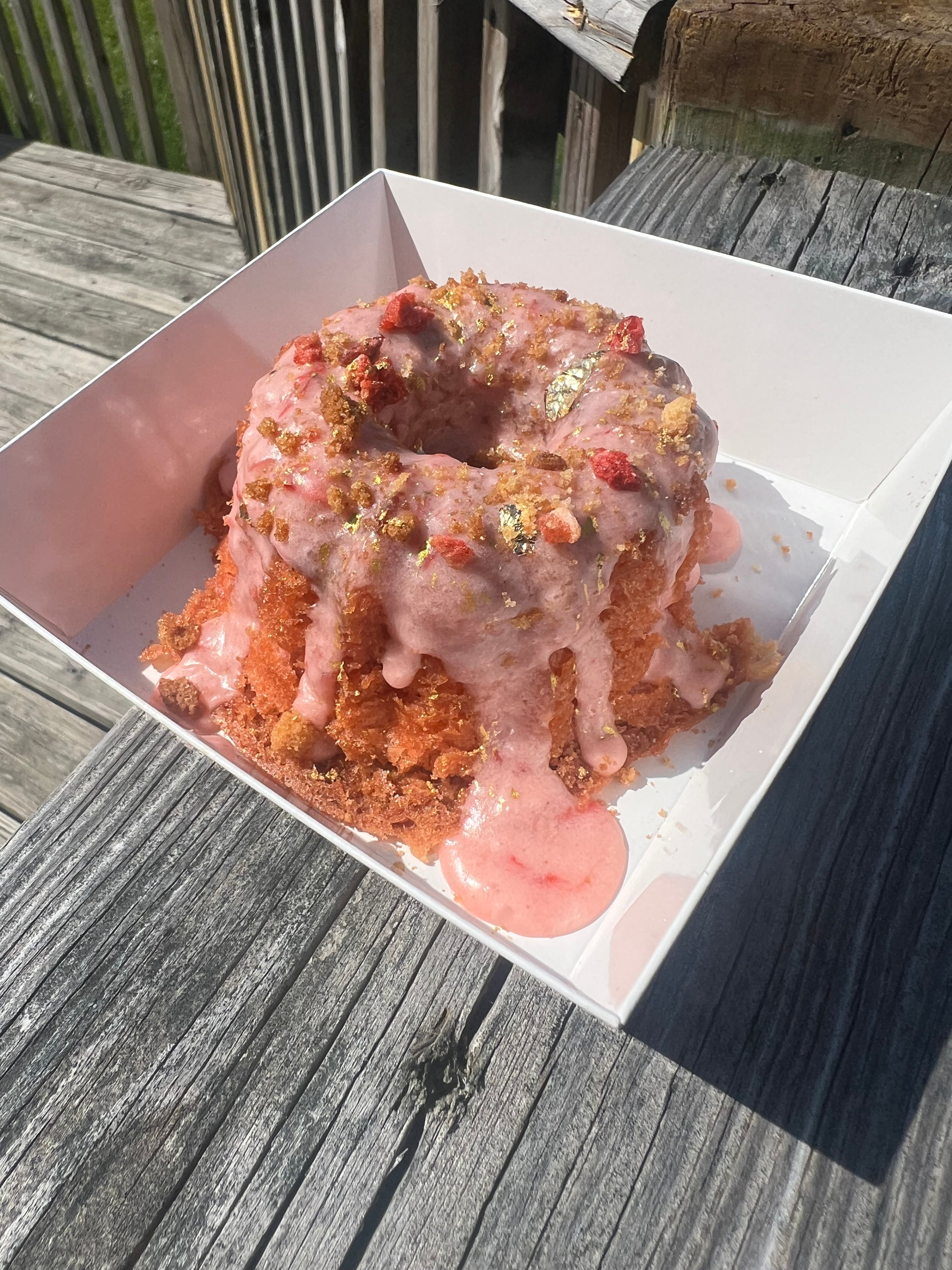 Strawberry Swirl Pound Cake